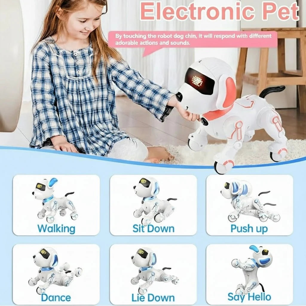Robot Dog Toy Interactive Remote Control Walking & Barking