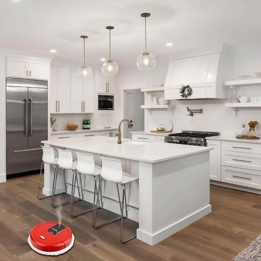Robot Mop Smart Navigation Automatic Charging Rotating & Spray Modes