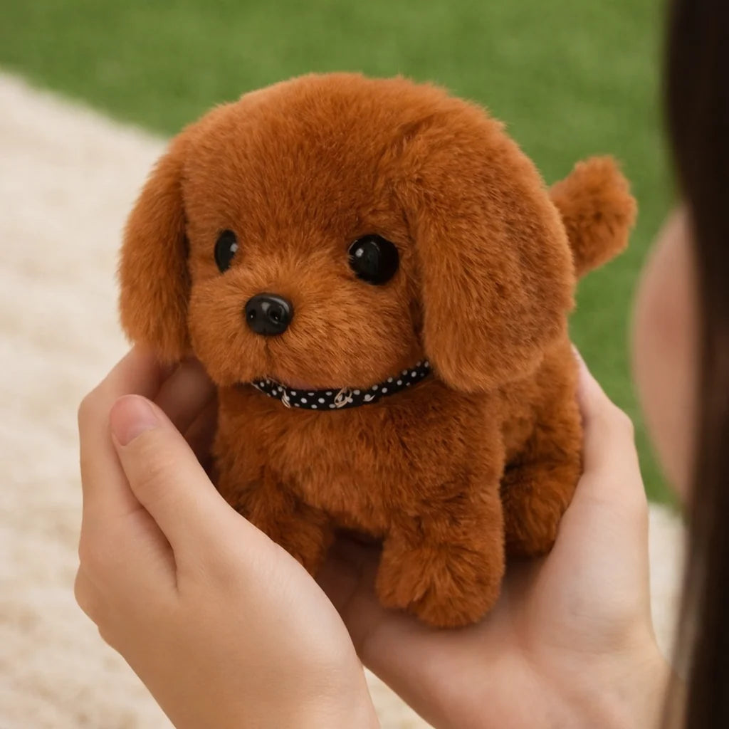 Robot Puppy Plush Toy Walking Sound & Touch Activated