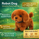 Robot Puppy Plush Toy Walking Sound & Touch Activated