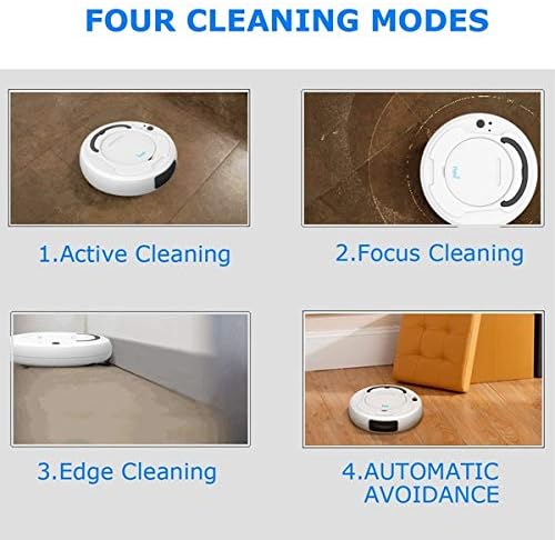Robot Vacuum Cleaner 2.56-Inch Low-Profile Docking Station Included