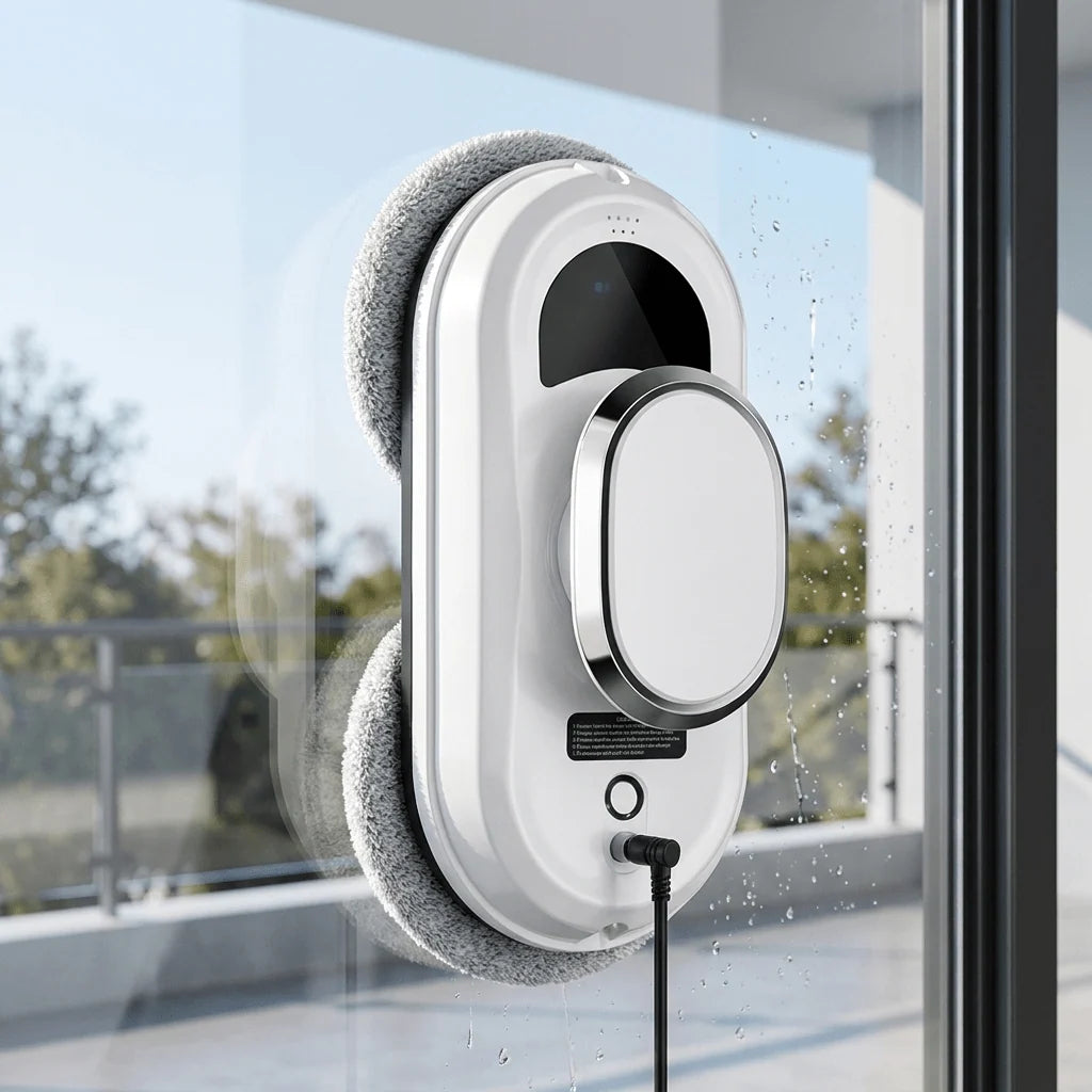 Robot Window Cleaner AI Navigation Remote Control Strong Suction