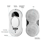Robot Window Cleaner AI Navigation Remote Control Strong Suction