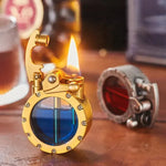 Rocker Lighter Windproof Transparent Fuel Tank Compact Design