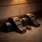 Rodent Trap Enclosed Snap Mechanism Hands-Free Setup Reusable