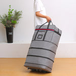 Rolling Duffel Bag Water-Resistant With Telescoping Handle & Smooth-Rolling Wheels
