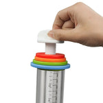 Rolling Pin Stainless Steel Non-Stick Adjustable Spacers