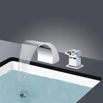 Roman Tub Faucet Solid Brass Waterfall Spout Polished Chrome