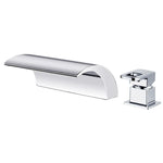 Roman Tub Faucet Waterfall Spout Solid Brass