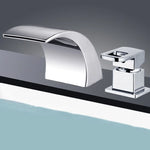 Roman Tub Faucet Waterfall Spout Solid Brass