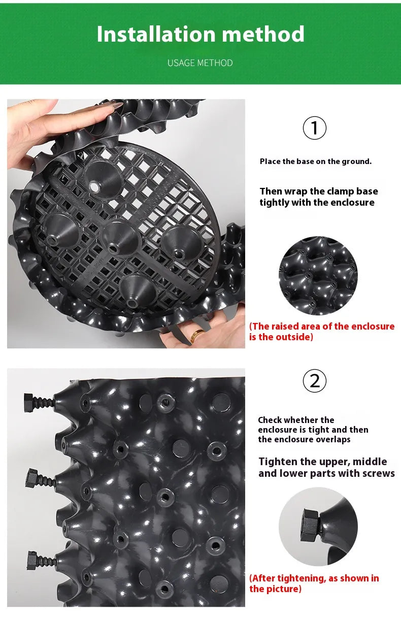 Root Control Device Guides Root Growth Reduces Root Rot