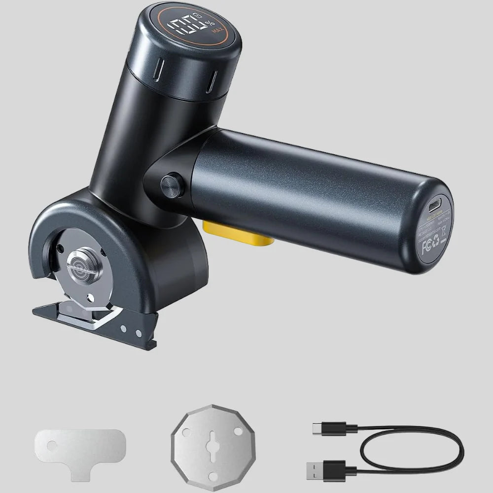 Rotary Cutter Cordless USB-C Rechargeable LED Work Light