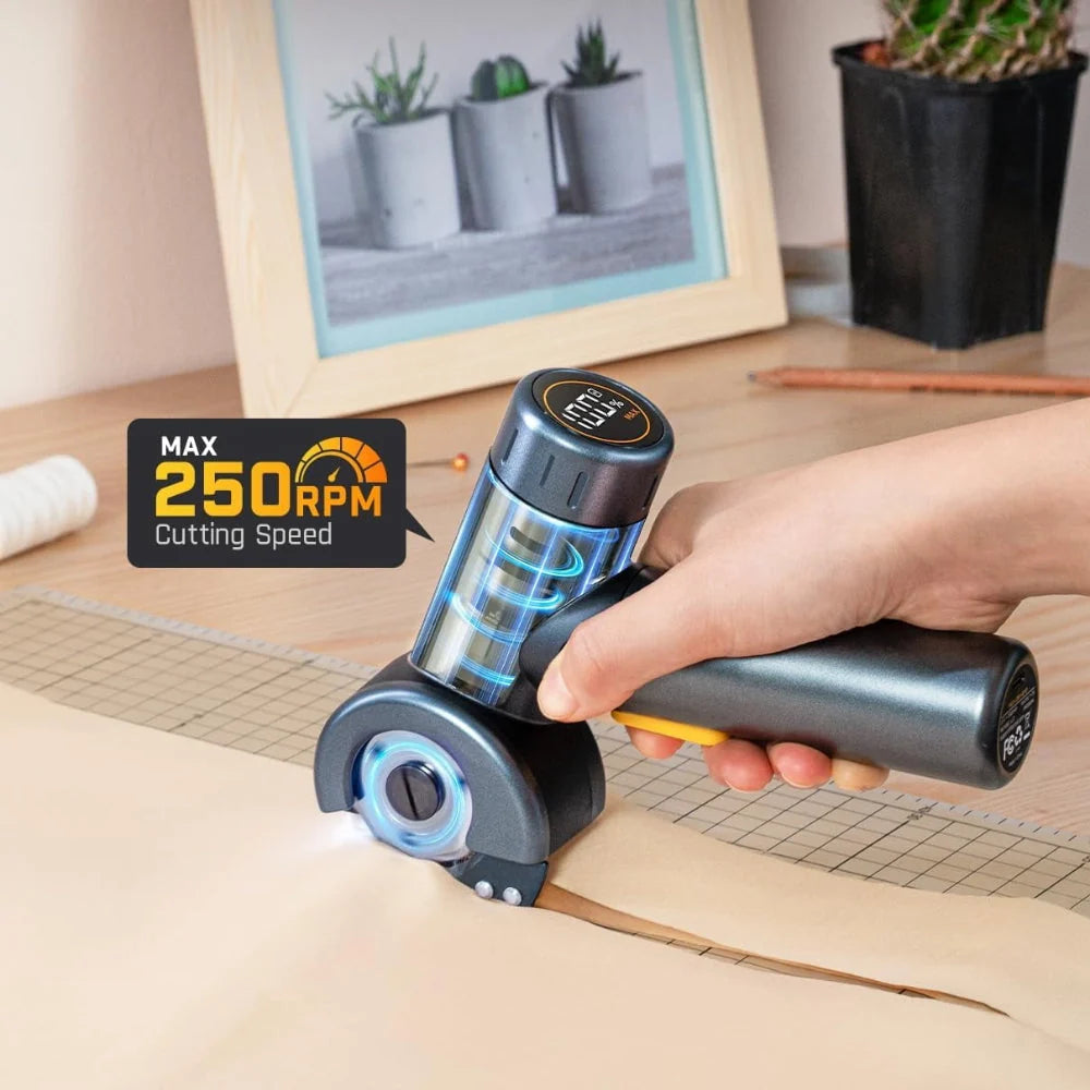 Rotary Cutter Cordless USB-C Rechargeable LED Work Light