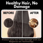 Rotating Hair Dryer Brush 3-in-1 Interchangeable Ceramic Heads