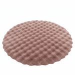 Round Shag Rug Soft Polyester Machine Washable