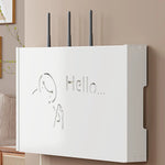 Router Cover Box Wall-Mounted Ventilated Hidden Cable Management