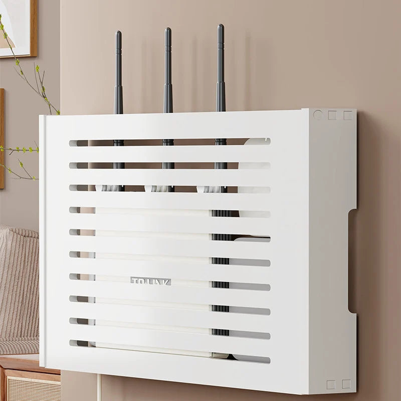 Router Cover Wall-Mounted Ventilated Hidden Cable Management