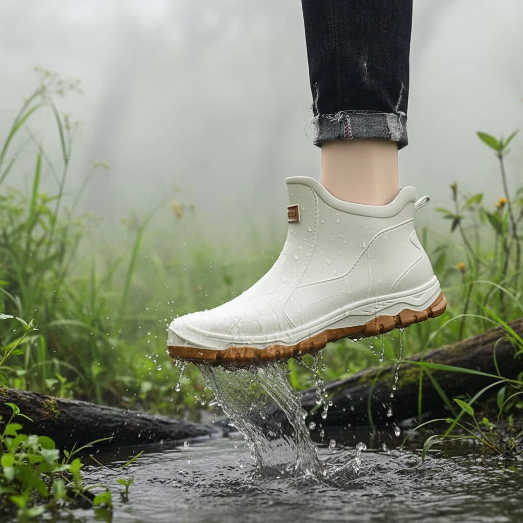 Rubber Boots PVC Waterproof Non-Slip Tread