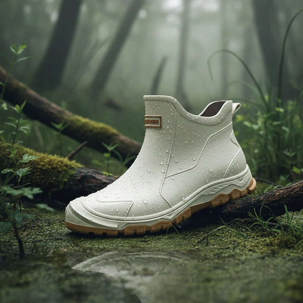 Rubber Boots PVC Waterproof Non-Slip Tread
