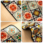 Rug Runner Non-Slip Backing Soft Surface Easy-Care Fabric
