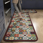 Rug Runner Non-Slip Backing Soft Surface Easy-Care Fabric