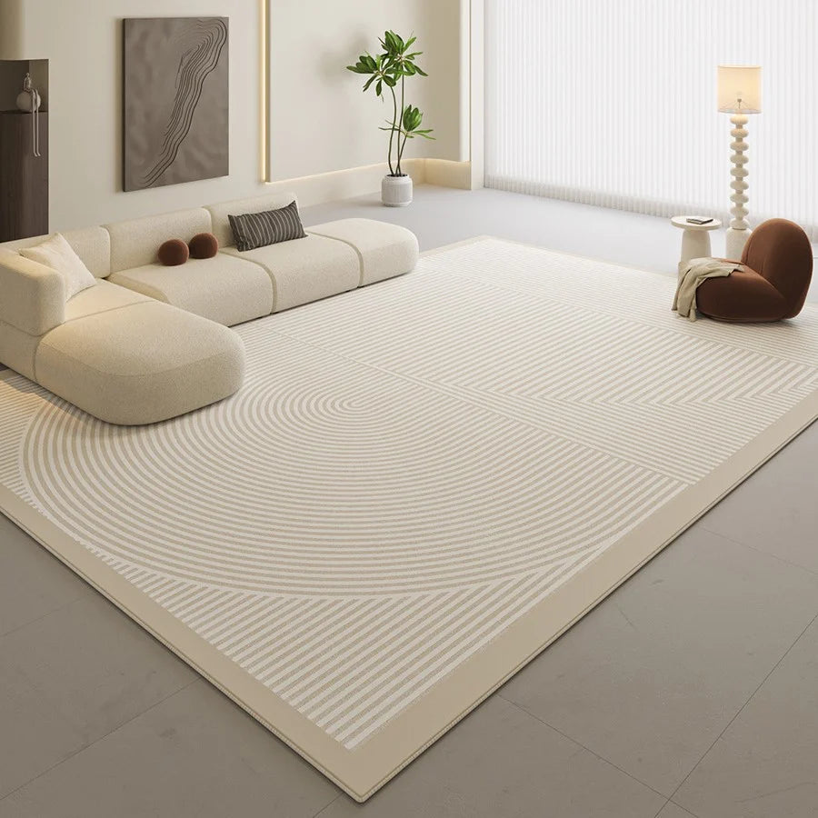 Rug Textured Stain-Resistant Non-Slip Backing