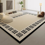 Rug Textured Stain-Resistant Non-Slip Backing