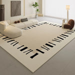 Rug Textured Stain-Resistant Non-Slip Backing