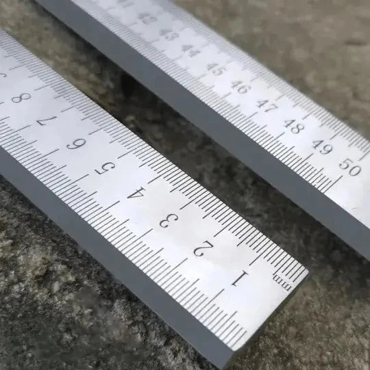 Ruler Hardened Steel Non-Slip Dual-Sided Inches & Centimeters