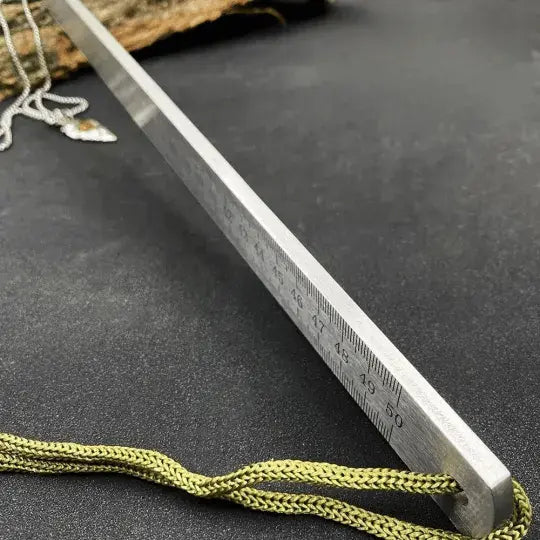 Ruler Hardened Steel Non-Slip Dual-Sided Inches & Centimeters