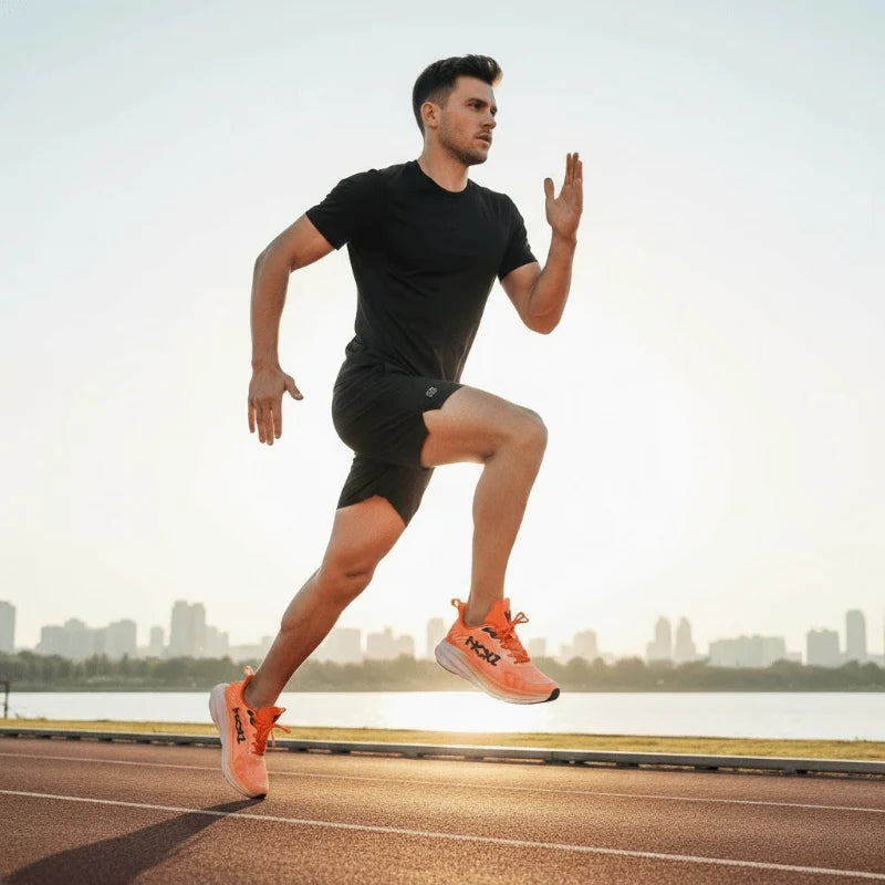 Running Shoes Lightweight Cushioned Breathable Construction