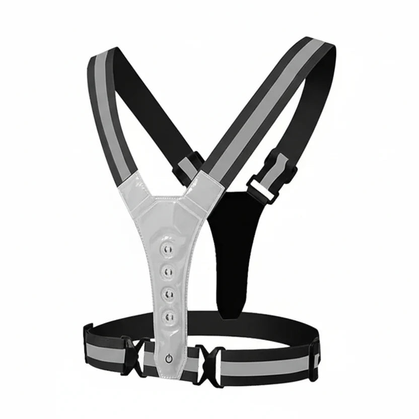 Running Vest LED Reflective USB Rechargeable