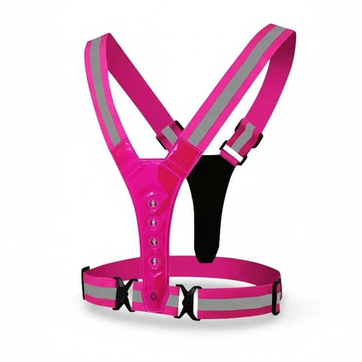 Running Vest LED Reflective USB Rechargeable