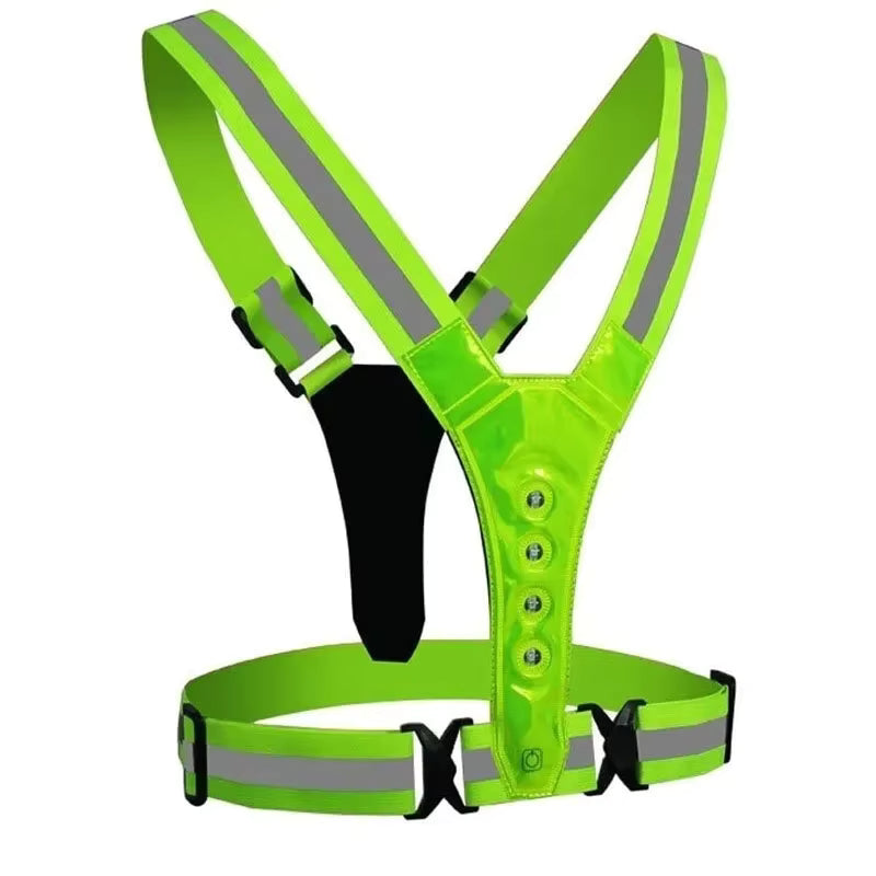 Running Vest LED Reflective USB Rechargeable