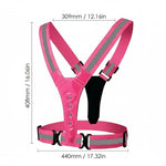 Running Vest LED Reflective USB Rechargeable