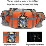 Running Waist Bag Water-Resistant No-Bounce Dual Bottle Holders