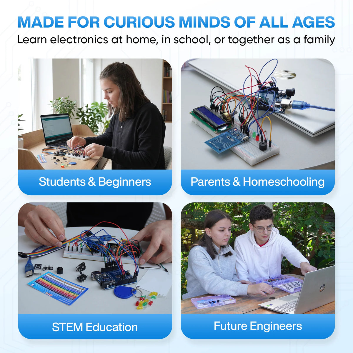 STEM Electronics Kit 25-Week App-Guided All Parts Included