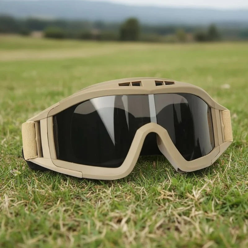 Safety Goggles Impact-Resistant Polycarbonate Lenses Adjustable Strap & Padded Fit