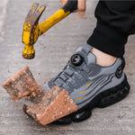 Safety Shoes Wide Toe Cap Breathable Slip-Resistant Sole