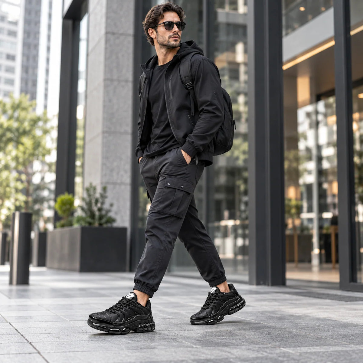 Safety Sneakers Reinforced Toe Puncture-Resistant Sole Slip-Resistant Tread