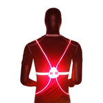 Safety Vest 360° LED & Fiber-Optic Weather-Resistant