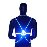 Safety Vest 360° LED & Fiber-Optic Weather-Resistant