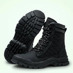 Safety Work Boots Steel Toe & Side Zip Cushioned Air Sole
