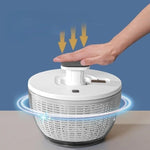 Salad & Fruit Drying Basket Breathable Mesh Compact Storage