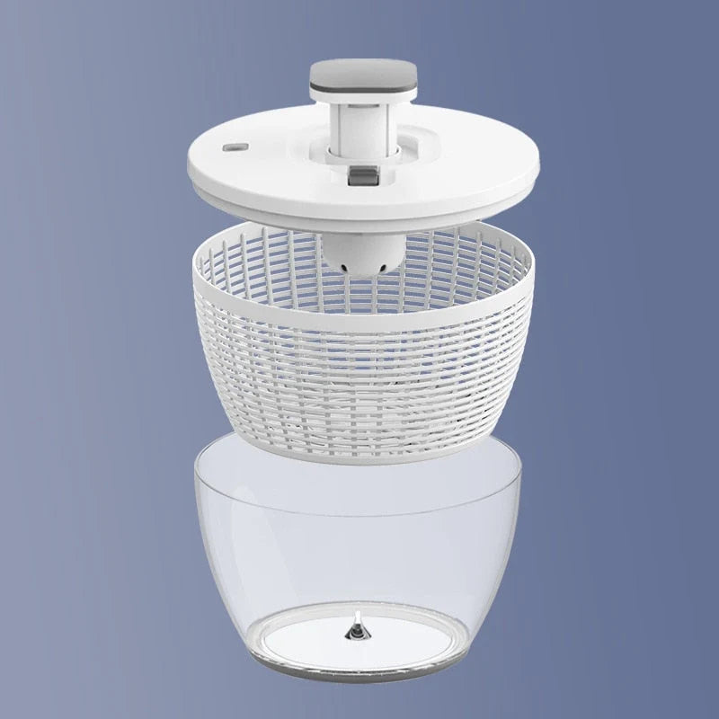 Salad & Fruit Drying Basket Breathable Mesh Compact Storage