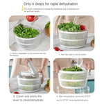 Salad Spinner Quick-Spin Compact 3 L