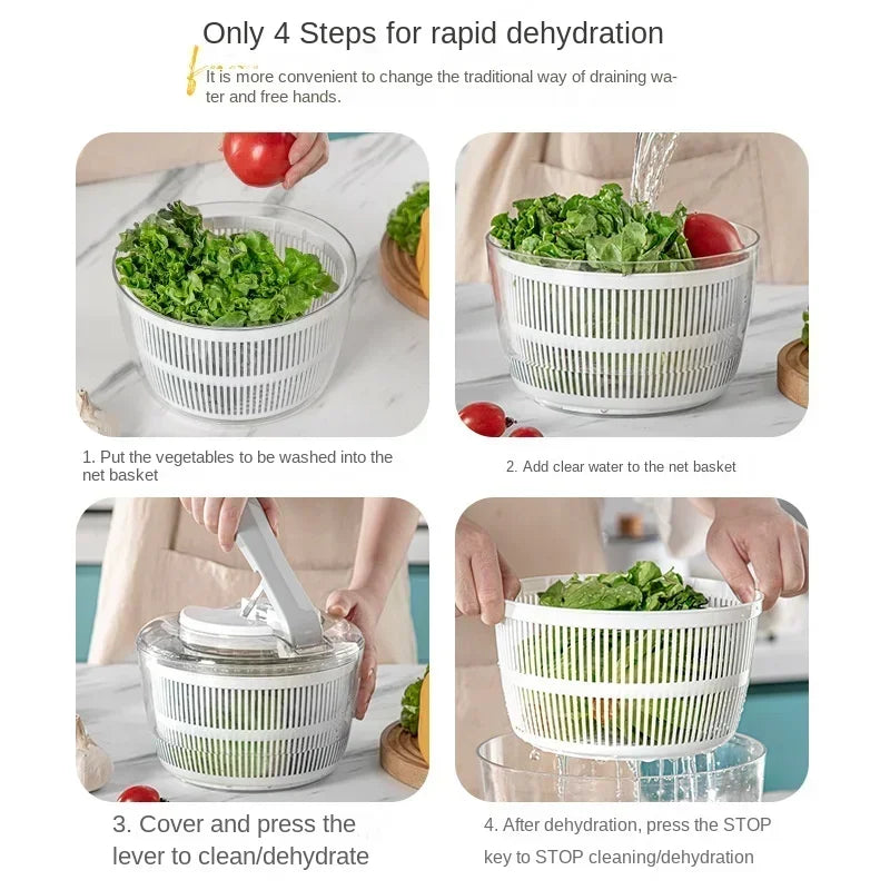 Salad Spinner Quick-Spin Compact 3 L