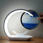 Sand Art Lamp 3D Display Touch Dimmable Wireless Charging