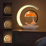 Sand Art Lamp 3D Display Touch Dimmable Wireless Charging