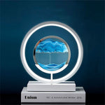 Sand Art Lamp Rotating 3D Sand LED USB Charging